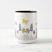 Tasse Wildblume Schmetterling Tasse Frühling (Mittel)