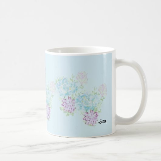 Tasse: Wilde Blume Kaffeetasse (Rechts)
