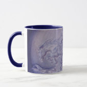 Tasse - Wilde Pferde in Blau (Links)