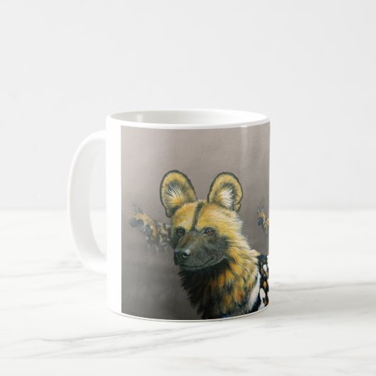 Tasse Wilder Hund (Vorderseite Links)