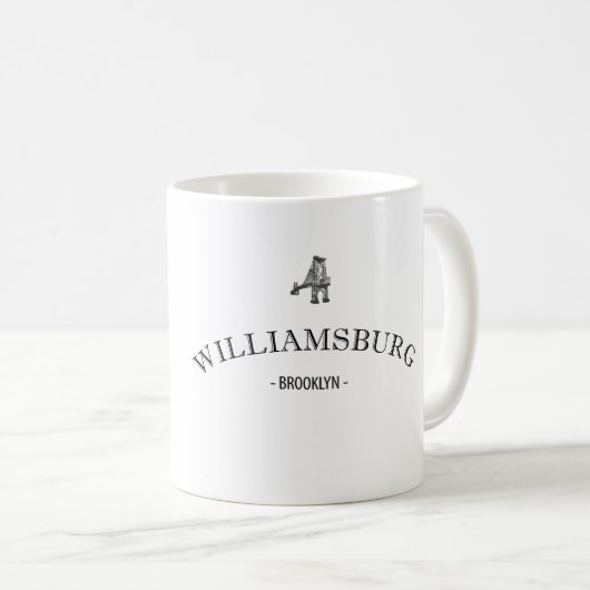 Tasse Williamsburgs Brooklyn (VorderseiteRechts)