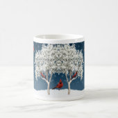 Tasse-Winter Kardinäle Kaffeetasse (Mittel)