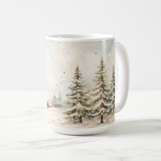 Tasse Winter/Urlaub (VorderseiteRechts)