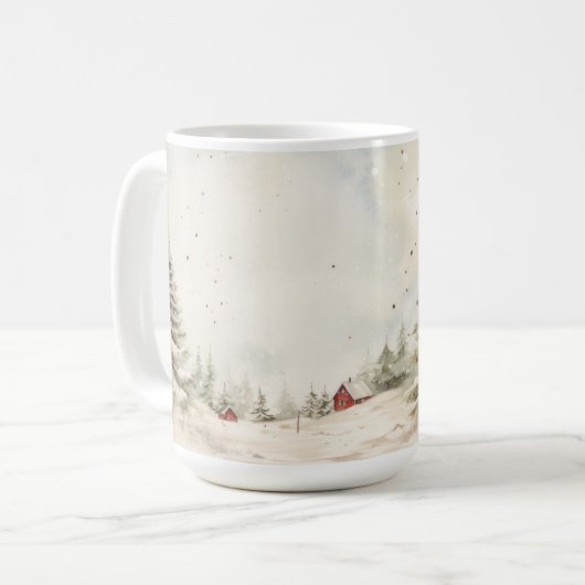 Tasse Winter/Urlaub (Vorderseite Links)