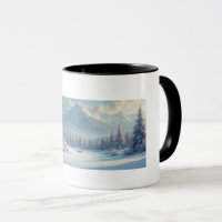 Tasse Winterlandschaft