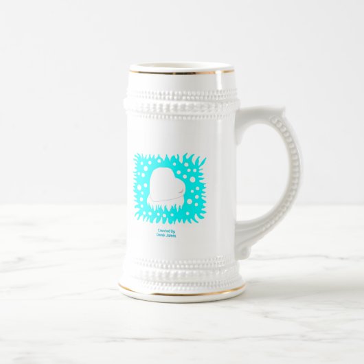 Tasse Winterschnee Herzstein (Rechts)