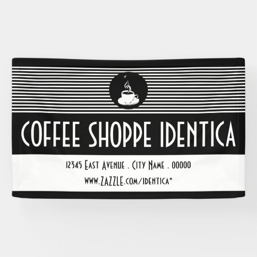 Tasse-Wirbel-Banner Banner (Horizontal)