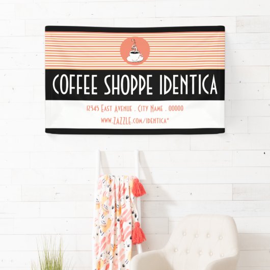 Tasse-Wirbel-Banner Banner (Insitu)