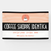 Tasse-Wirbel-Banner Banner (Horizontal)