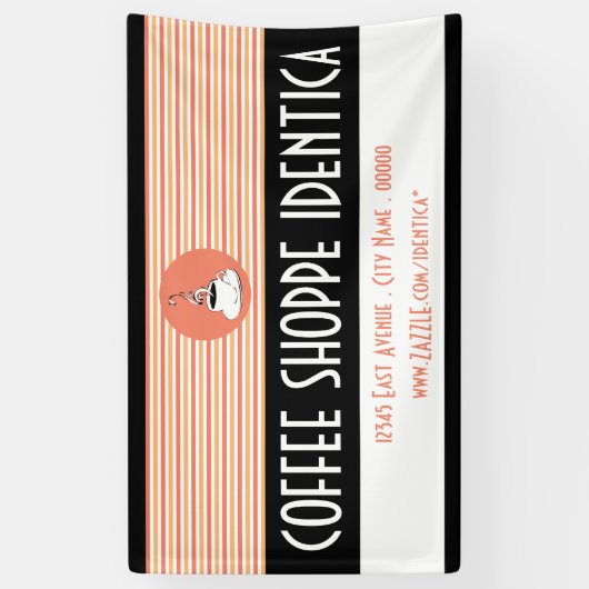 Tasse-Wirbel-Banner Banner (Vertikal)