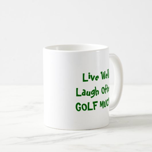 TASSE wohles Lachen häufig LEBHAFTGOLF VIEL! (VorderseiteRechts)