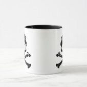 Tasse "Worok Cracked Skull" und "Crossbones" (Zentrum)