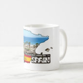 [Tasse] würde ich eher in Spanien sein Kaffeetasse (VorderseiteRechts)