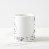 TASSE, Y U, DAS KEIN IST, BLEIBE BLAU? - VERWANDLUNGSTASSE (Mittel)