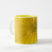 Tasse Yellow Bokeh Blume (Vorderseite Links)