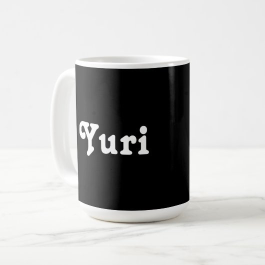 Tasse Yuri (Vorderseite Links)
