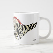Tasse/Zebra Jumbo-Tasse (Rechts)