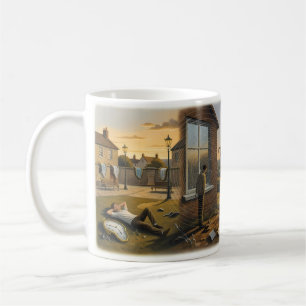 Tasse 'Zeit Surreales Leben Stadien Sunset Village