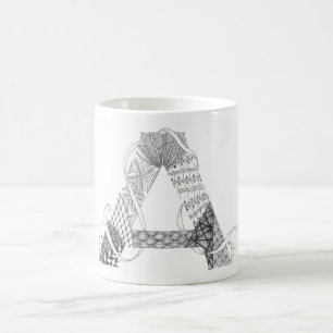 Tasse - Zenletter "A "