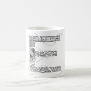 Tasse - Zenletter "E "