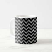 Tasse Zickzack Glitzer (Vorderseite Links)