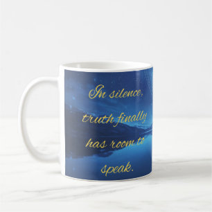 Tasse 'Zitat der Stille'