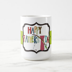 Tasse/Zitat "Glücklicher Vatertag" Kaffeetasse