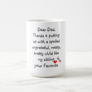 Tasse/Zitat "lieber Vater " Kaffeetasse