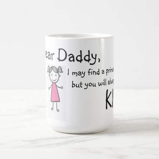 Tasse/Zitat "lieber Vater " Kaffeetasse (Mittel)