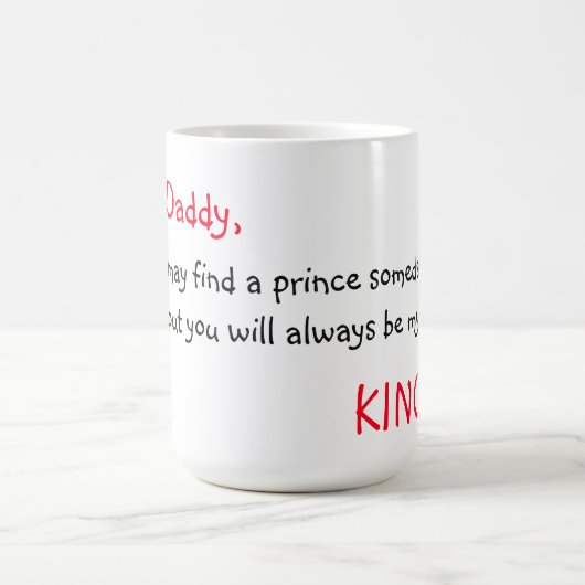 Tasse/Zitat "lieber Vati " Kaffeetasse (Mittel)