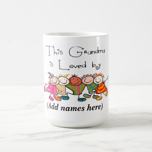 Tasse/Zitat "Oma wird geliebt von Kaffeetasse (Mittel)