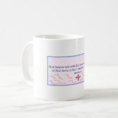 Tasse zitieren die Zeit Gottes" (Vorderseite Links)