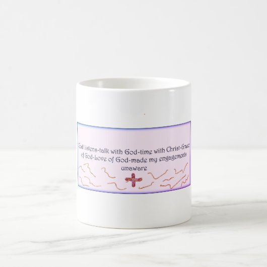 Tasse zitieren die Zeit Gottes" (Mittel)