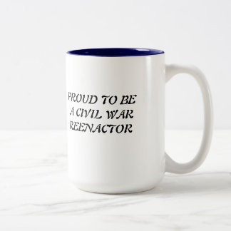 TASSE, ziviler Krieg Zweifarbige Tasse