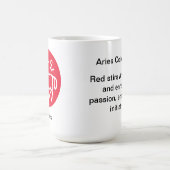 Tasse - Zodiac Color for Aries (Mittel)