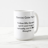 Tasse - Zodiakfarbe für Gemini (VorderseiteRechts)