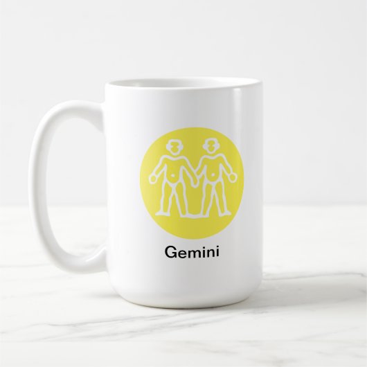 Tasse - Zodiakfarbe für Gemini (Links)