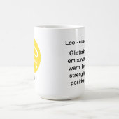 Tasse - Zodiakfarbe für Leo (Mittel)