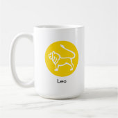 Tasse - Zodiakfarbe für Leo (Links)