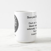 Tasse - Zodiakfarbe für Skorpio (Mittel)