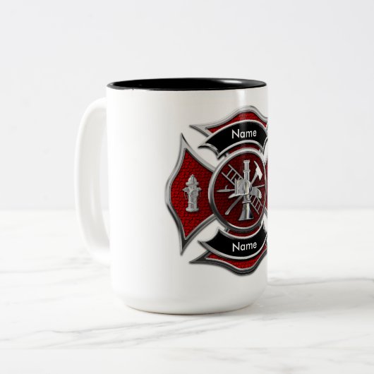 Tasse "ZOLLBARE Monogram Firefighter" (Vorderseite Links)