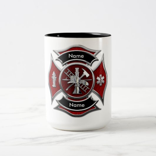 Tasse "ZOLLBARE Monogram Firefighter" (Mittel)