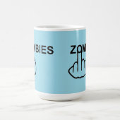 Tasse Zombies Gedreht (Mittel)