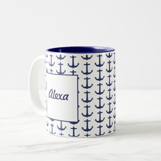 Tasse zu personalisierten Themen (Vorderseite Links)