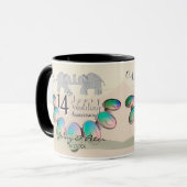 Tasse zum 14. Opal-Jubiläum in Elfenbein (Vorderseite Links)