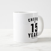 Tasse zum 15. Geburtstag (Vorderseite Rechts)