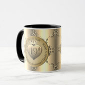 Tasse zum 19. Geburtstag der Bronze (Vorderseite Links)