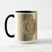 Tasse zum 19. oder 8. Geburtstag der Bronze (Links)