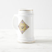 Tasse zum 24. Opal Wedding Jubiläum (Vorderseite Links)