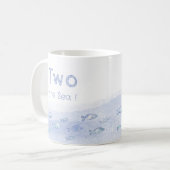 Tasse zum 2. Geburtstag eines Seefischers (Vorderseite Links)